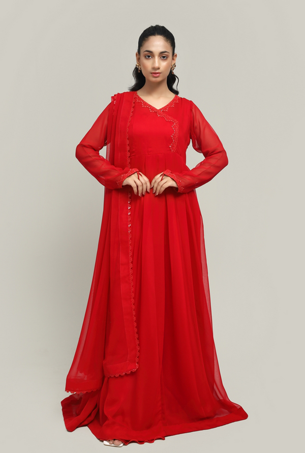 Lal-e-Gul Chiffon Maxi